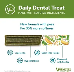 Натуральні ласощі для зубів собак WHIMZEES Soft Daily Dental Treats, S 28 шт. - мініатюра 5