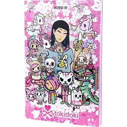 Книга записна Kite Tokidoki А5 без лініювання 64 аркушів (TK23-193-1) - мініатюра 2