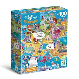 Дитячий пазл Шукай та знаходь "Світ пінгвінів" DoDo Toys 300670, 100 елементів