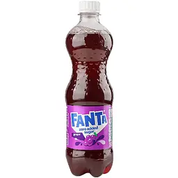 Напій Fanta Grape Zero Sugar безалкогольний сильногазований 500 мл