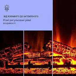 Електричний камін Klarstein Fort Rock 1800 Вт,до 36 м² (10038396) - мініатюра 5