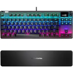 Клавіатура SteelSeries iатура Apex 7 TKL Red Switch (64646) Black USB (64646-OLD) Б/в - мініатюра 2