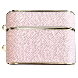 Шкіряний футляр Suitcase для навушників AirPods 3 Pink