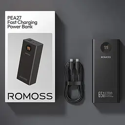 Акумулятор зовнішній Romoss PEA27S Pro 65W 27000mAh power bank - мініатюра 5