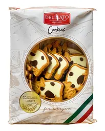 Печиво Delicato Italiano Cookies Корівки з кремом та шоколадом 200 г