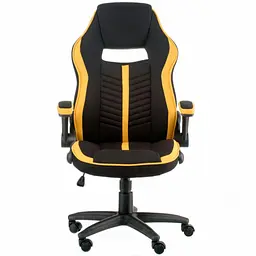 Ігрове крісло Special4You Prime black/yellow (000003638) - мініатюра 2