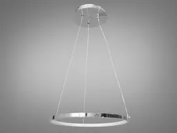 Стельова люстра LED Diasha MD9079-400HR, 36W, хром, для коридору, спальні, кухні, діаметр 40 см