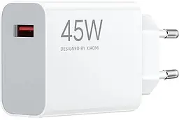Зарядний адаптер блок швидкий Xiaomi 45 W Turbo Charg USB-A (BHR07SLEU)