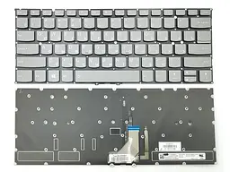 Клавіатура для Lenovo Yoga 920-13IKB, Yoga 6 pro, Flex Pro-13IKB (RU Gray з підсвічуванням)