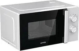 Мікрохвильова піч, 20л, мех. керув., 800Вт, білий Gorenje kuh0015151 - мініатюра 4