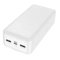 Портативна батарея Power Bank Hoco J118B Speed Energy with cable 30000mAh White - мініатюра 3
