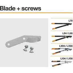 Лезо Fiskars для сучкорізів L108, L104, LX94, LX98, L78, L94, L98 (1026285) - мініатюра 2