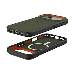 Чохол до мобільного телефона UAG iPhone 17 Pro Max Civilian MagSafe Olive/Orange (114546117297) - мініатюра 8