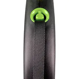 Рулетка Flexi Black Design для собак стрічка розмір M 5 м зелена - мініатюра 2