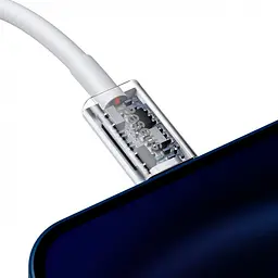 Кабель Baseus Superior Series Cable Type-C to Lightning 20W 1m CATLYS-A02 White - мініатюра 3