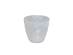 Горщик для квітів ELIF PLASTIK 750 мл ОРХІДЕЯ Ø11,5 × 10,5 см прозорий
