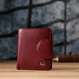 Жіночий гаманець вертикального формату з натуральної шкіри ST Leather 9,5х11х2 см acs0029646 - мініатюра 8