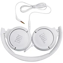 Навушники накладні JBL T500 (JBLT500WHT) білі - мініатюра 3