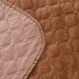 Покривало ТЕП полуторне Velour Ромб 4-00515-22387 150х210 см кавове - мініатюра 3