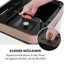 Бак для сміття Klarstein Royal Trash Rose Gold (10035364) - мініатюра 4