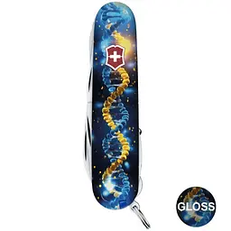 Складаний ніж Victorinox SPARTAN UKRAINE ДНК Українця 1.3603.3.T3270pw - мініатюра 3