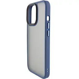 TPU+PC чохол Metal Buttons для Apple iPhone 12 Pro Max 6.7" Синій, TPU+PC - мініатюра 4