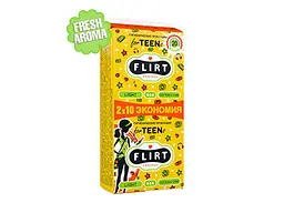 Прокладки гігієнічні FANTASY FLIRT 3 краплі teen fresh - cotton & care 20шт