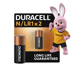 Батарейка Duracell N 1.5V лужна, LR1/E90/4001/AM5/MN9100 2 шт. в упаковці (5007465) - мініатюра 2