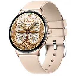 Смарт-годинник Uwatch T8 Gold кругла модель 2 ремінці - мініатюра 2