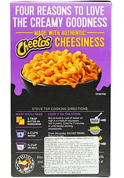 Макарони із сиром Cheetos Mac'n Cheese Four Cheesy 168г - мініатюра 4