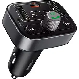 FM-трансмітер Baseus FM Launcher S-09 Pro Black (C10762200113-00) [102398] - мініатюра 2