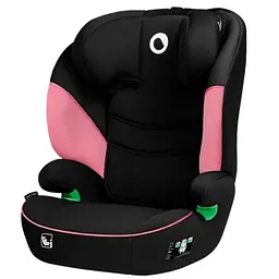 Автокрісло Lionelo Lars I-Size Pink Baby, 15-36 кг, чорне з рожевим (LO-LARS I-SIZE PINK BABY)