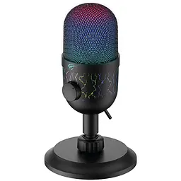 Мікрофон для комп'ютера Havit HV-GK52 USB RGB black (HV-GK52) - мініатюра 4