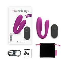 Вібратор для пар із пультом ДК Love To Love MATCH UP - SWEET ORCHID - мініатюра 7