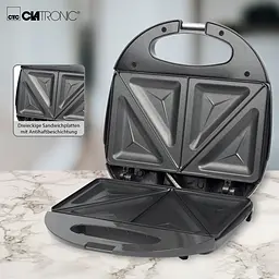 Сендвічниця CLATRONIC ST 3477 Grey - мініатюра 3