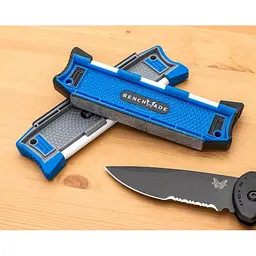 Точило Benchmade "20° Guided hone tool", кераміка+шкіра, 20 градусів - мініатюра 3