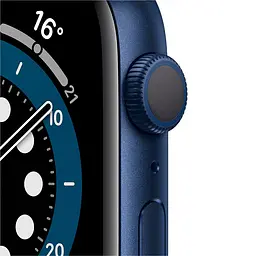 Смарт-годинник Apple Watch Series 6 GPS 44 mm Blue Aluminium Case with Deep Navy Sport Band - Regular Model A2292 (Grade C) Seller Refurbished - мініатюра 2