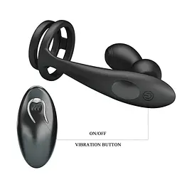 Анальна пробка з ерекційним кільцем Mr Play Remote Control - мініатюра 6