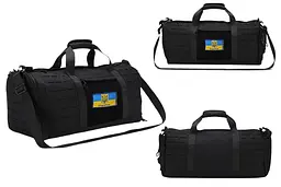 Тактична сумка похідна Solve Black на 40 л Laser cut MOLLE KT6003102