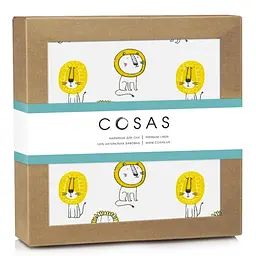 Пелюшки фланелеві Cosas Lions 80х100 см, жовті
