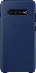 Чехол Leather Cover Samsung S10 Plus (G975) (EF-VG975LNEGRU) Navy