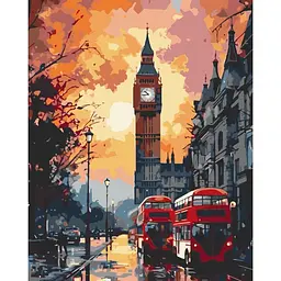 Картина за номерами ART CRAFT Big Ben 40x50 см Різнокольоровий (PM-194-K-1509)