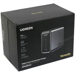 Зарядний пристрій 5xUSB 300W 5xUSB (4хUSB-C + USB-A) Nexode Desktop Fast Charger, Cable CD333 Ugreen - мініатюра 4
