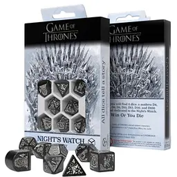 Набір кубиків Game of Thrones. Night's Watch Dice Set , 7 шт. (GOT/00190166/2025/5/A)