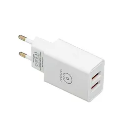 Мережевий зарядний пристрій WUW-C155 2USB 3.1A білий - мініатюра 3