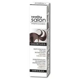 Коректор для відрослого волосся темний Чорний VENITA SALON ROOT CONCEALER DARK & BLACK