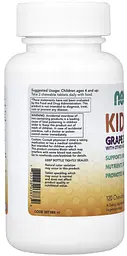 Вітаміни для дітей виноградний сплеск 120 жувальних таблеток NOW Foods Kids Vits - мініатюра 3
