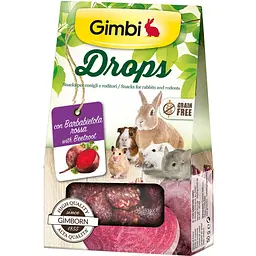 Ласощі GimBi для гризунів, дропси з буряком 50 г - мініатюра 5