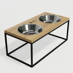Hollky Base XL20 — миски на підставці для великих собак (2 × 1,8 л) - мініатюра 3