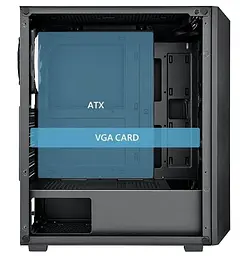 Корпус FSP CMT218AB Black (CMT218AB) - мініатюра 4